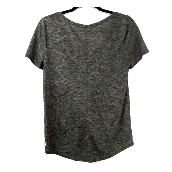 Ann Taylor LOFT Dark Gray Light Weight T shirt - Picture 4 of 7